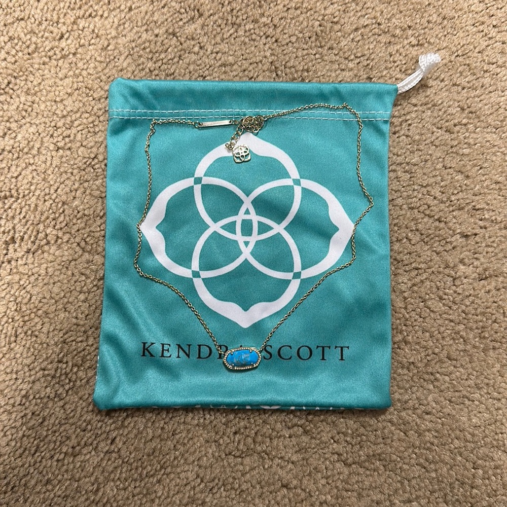 Kendra Scott Elisa Gold Pendant Necklace